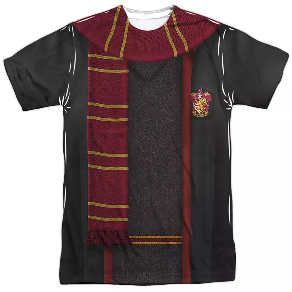 Men's Harry Potter Gryffindor Sublimated Graphic Tee, Size: Medium, Black Product Image