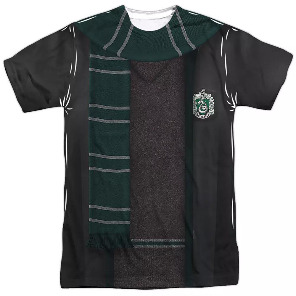 Men's Harry Potter Slytherin Sublimated Graphic Tee, Size: Medium, Black Product Image