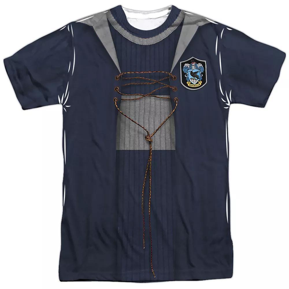 Men's Harry Potter Ravenclaw Quidditch Uniform Sublimated Graphic Tee, Size: Small, Black Product Image