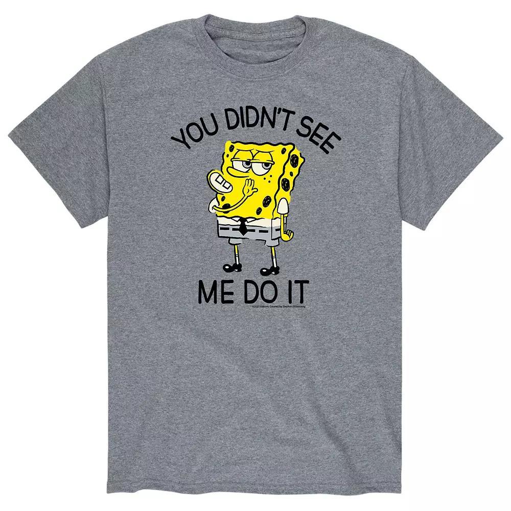 Men's SpongeBob Didn't See Tee,  Product Image
