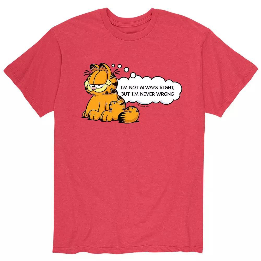 Men's Garfield Never Wrong Tee,  Product Image