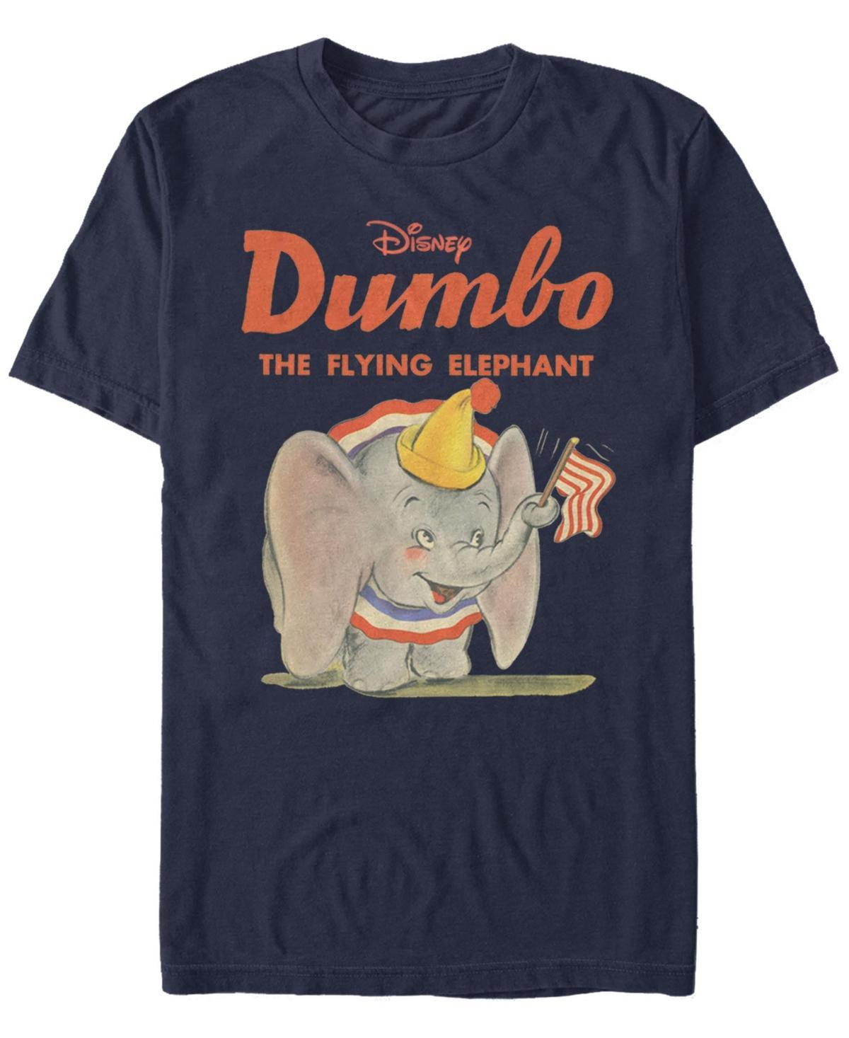 Disney's Dumbo Men's The Flying Elephant Classic Portrait Tee, Size: Small, Blue Product Image