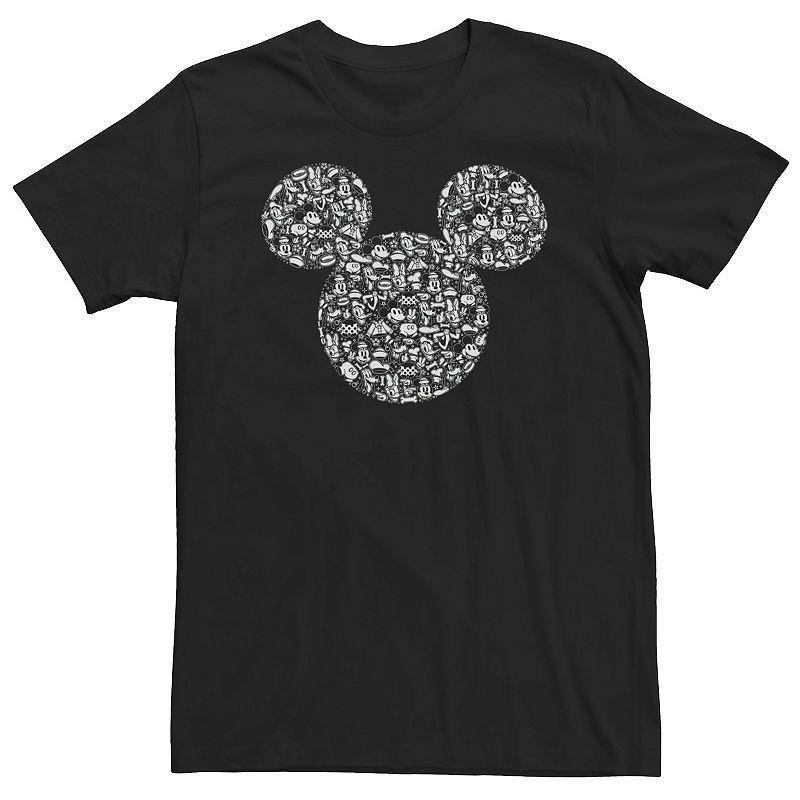 Disney's Mickey Mouse Big & Tall Icons Fill Tee, Men's,  Product Image