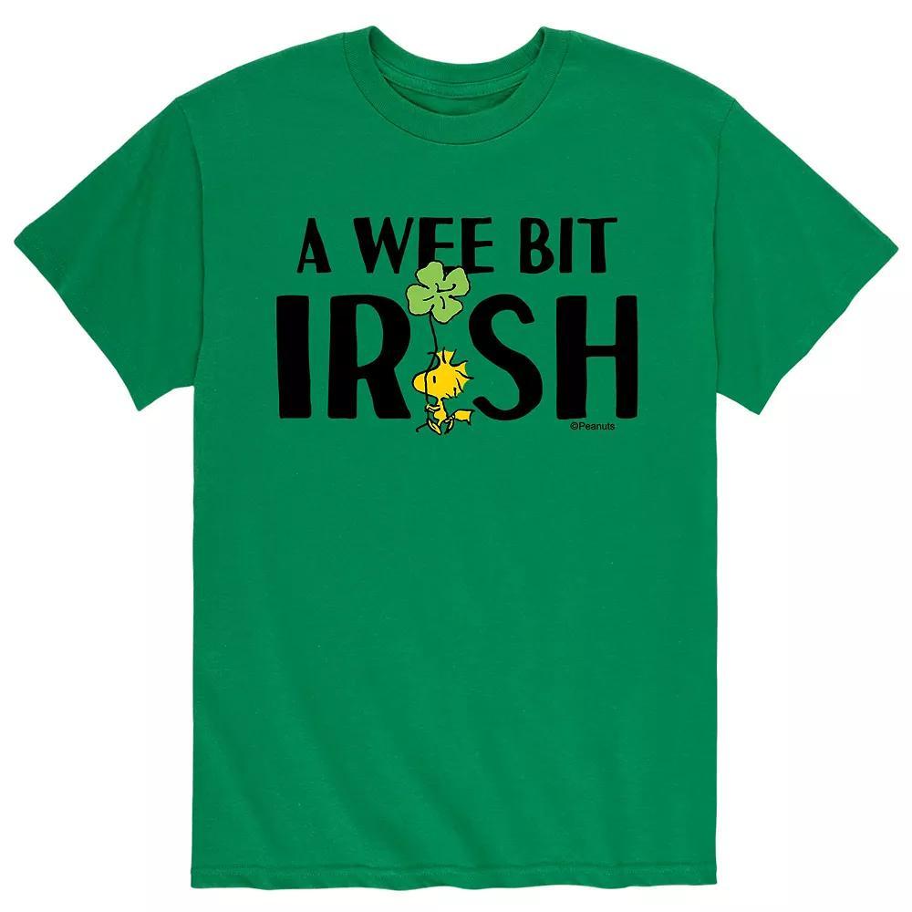 Men's Peanuts Woodstock St. Patrick's Day "A Wee Bit Irish" Tee,  Product Image