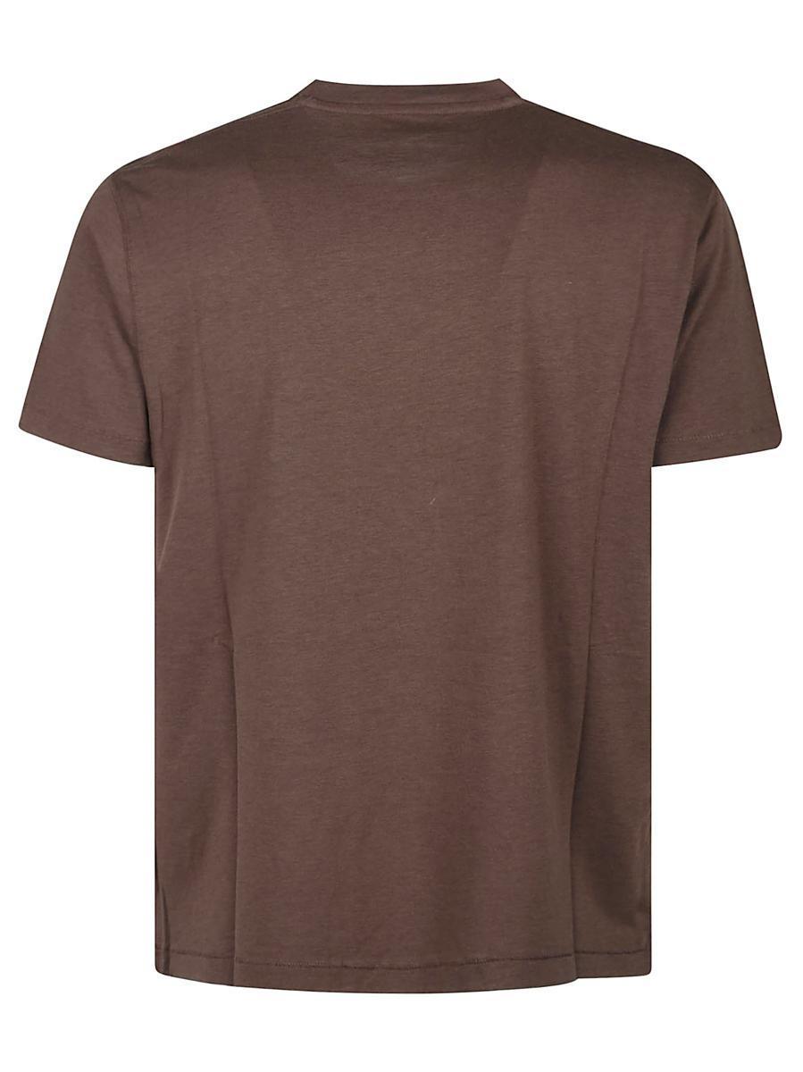 TOM FORD Slim-fit Lyocell And Cotton-blend Jersey T-shirt In Brown Product Image