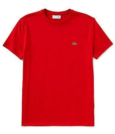 Lacoste Crew Neck Pima Cotton Jersey T-Shirt Black XL Product Image