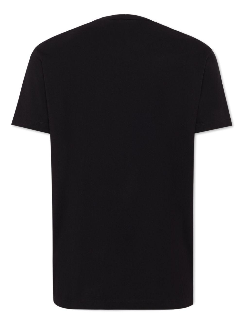 DSQUARED2 Logo-patch T-shirt In Black Product Image