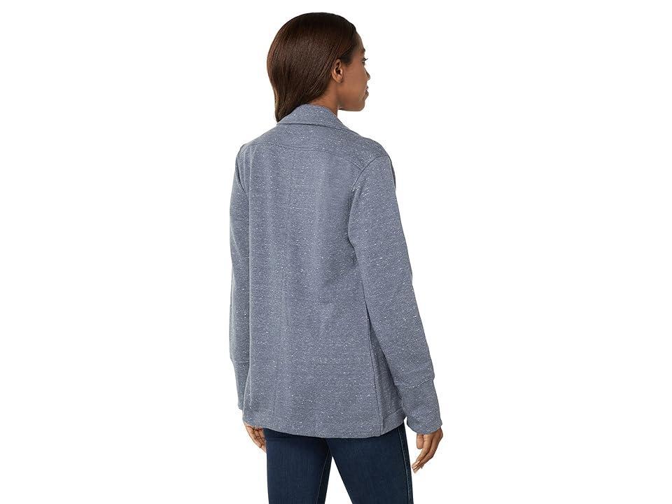 Hatley Chelsea Knit Blazer (Indigo Speckle) Women's Clothing Product Image