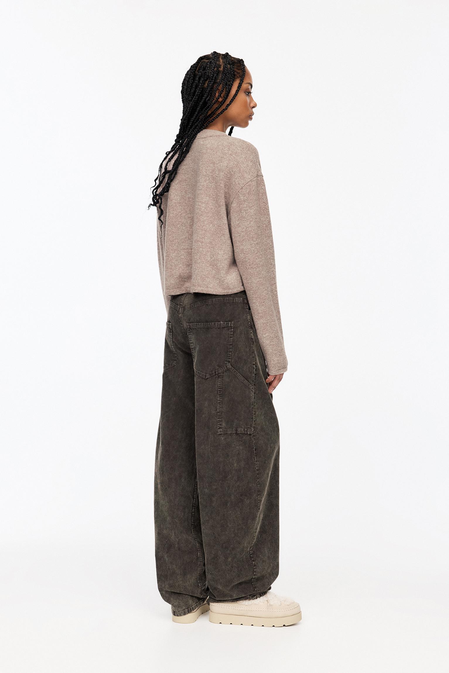 Soft touch cropped sweater Product Image