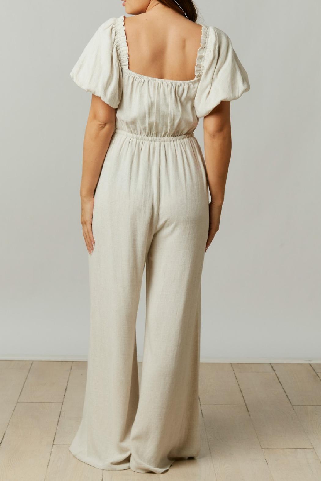 Puff Sleeve Jumpsuit Product Image