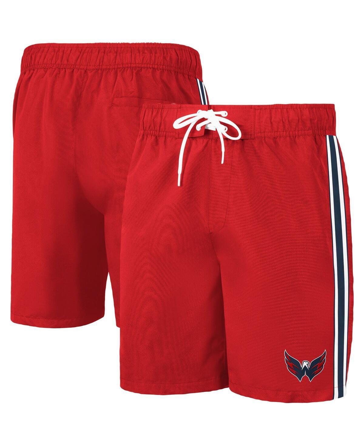 Mens G-III Sports by Carl Banks /Navy Washington Capitals Sand Beach Swim Shorts Product Image