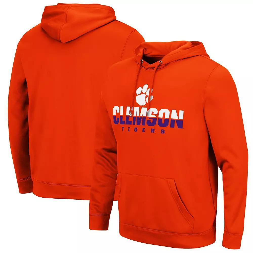 Men's Colosseum Orange Clemson Tigers Lantern Pullover Hoodie,  Product Image