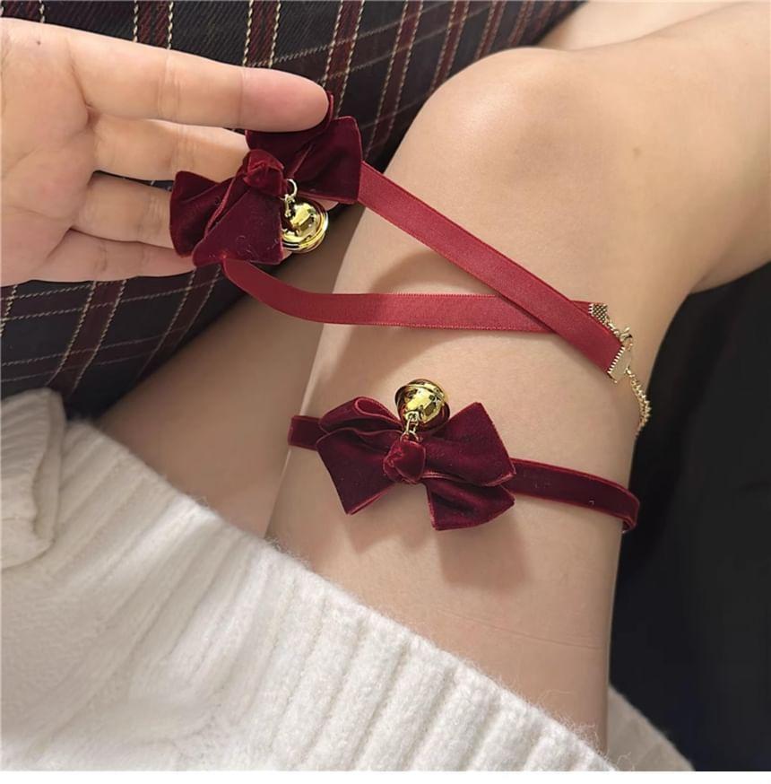 Bell Bow Choker / Leg Wrap Product Image