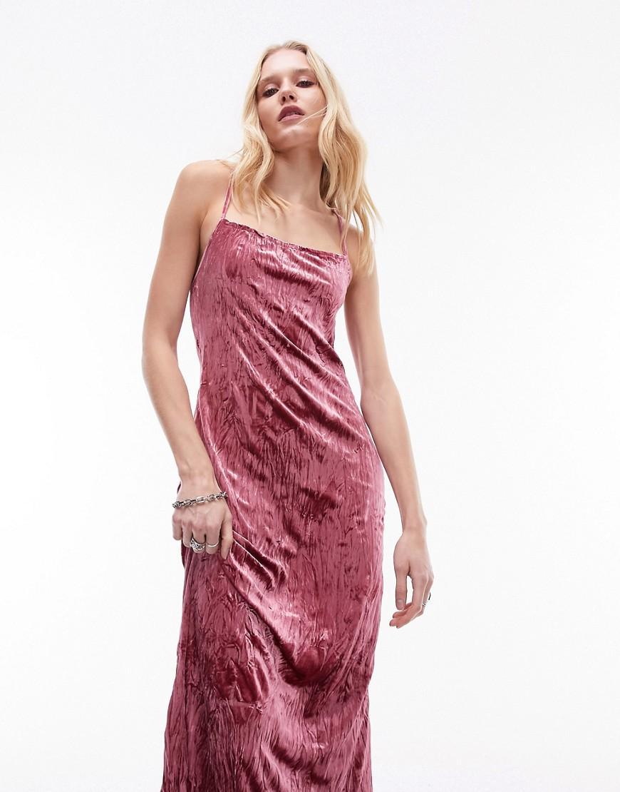 Topshop crushed bias maxi slip Product Image