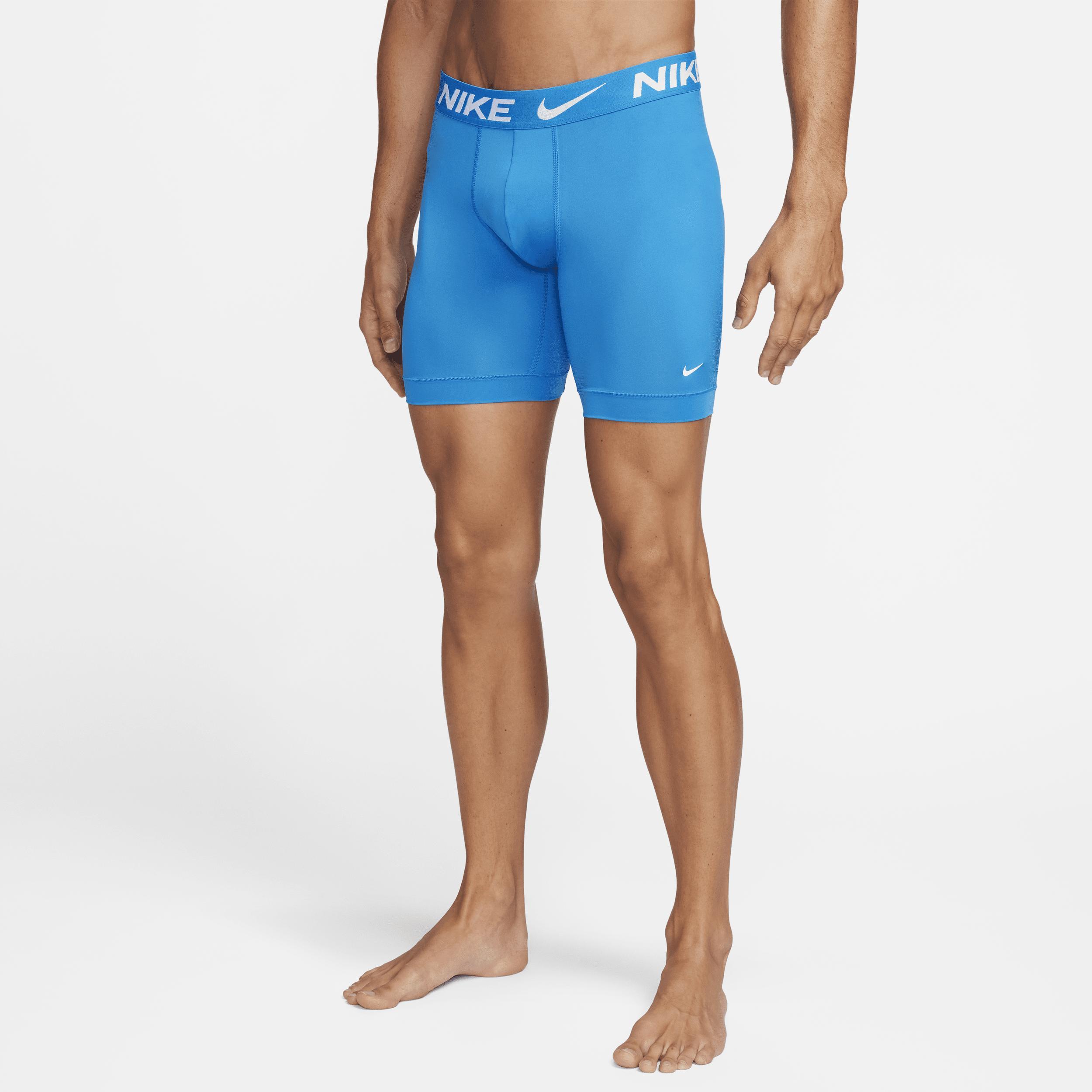 Mens Nike Dri-FIT Essential 3-pack Microfiber Long-Leg Boxer Briefs Product Image