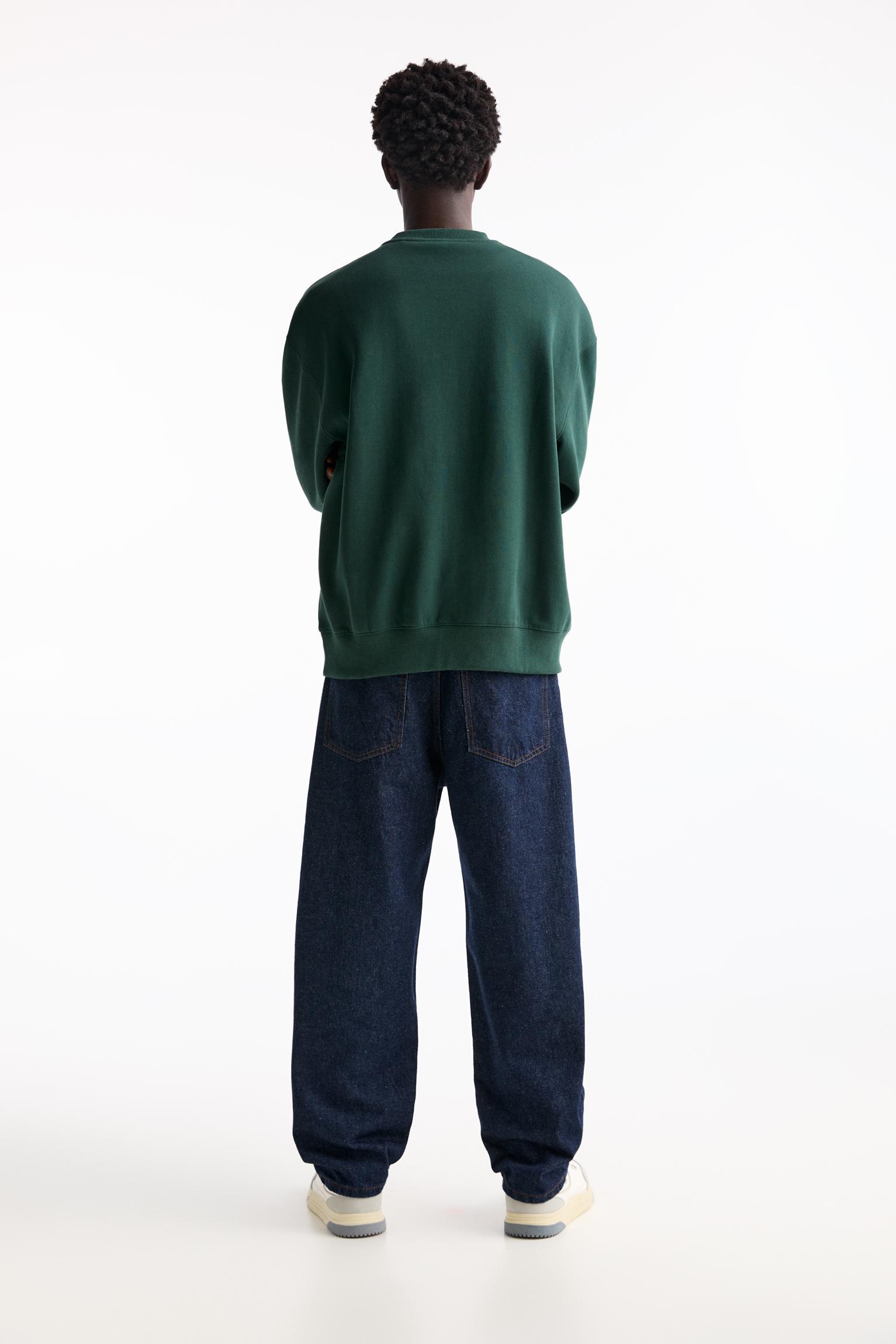 Basic crew neck sweatshirt Product Image