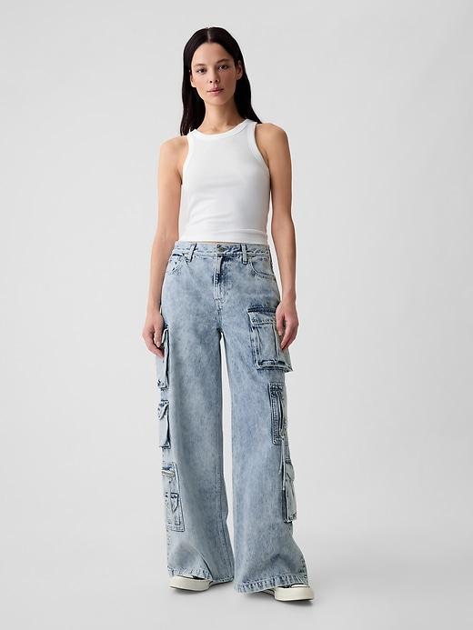 Mid Rise UltraSoft Baggy Jeans Product Image