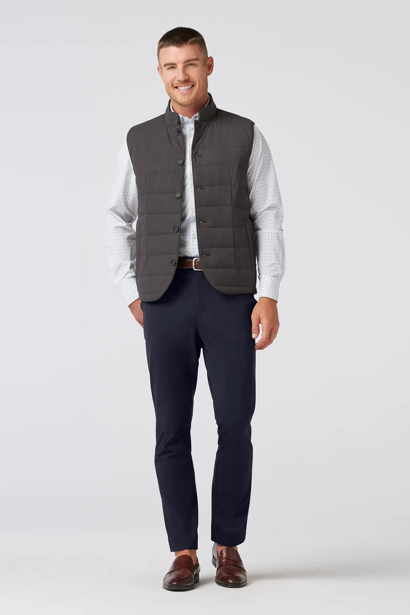 Aspen Vest - Pewter Solid Product Image