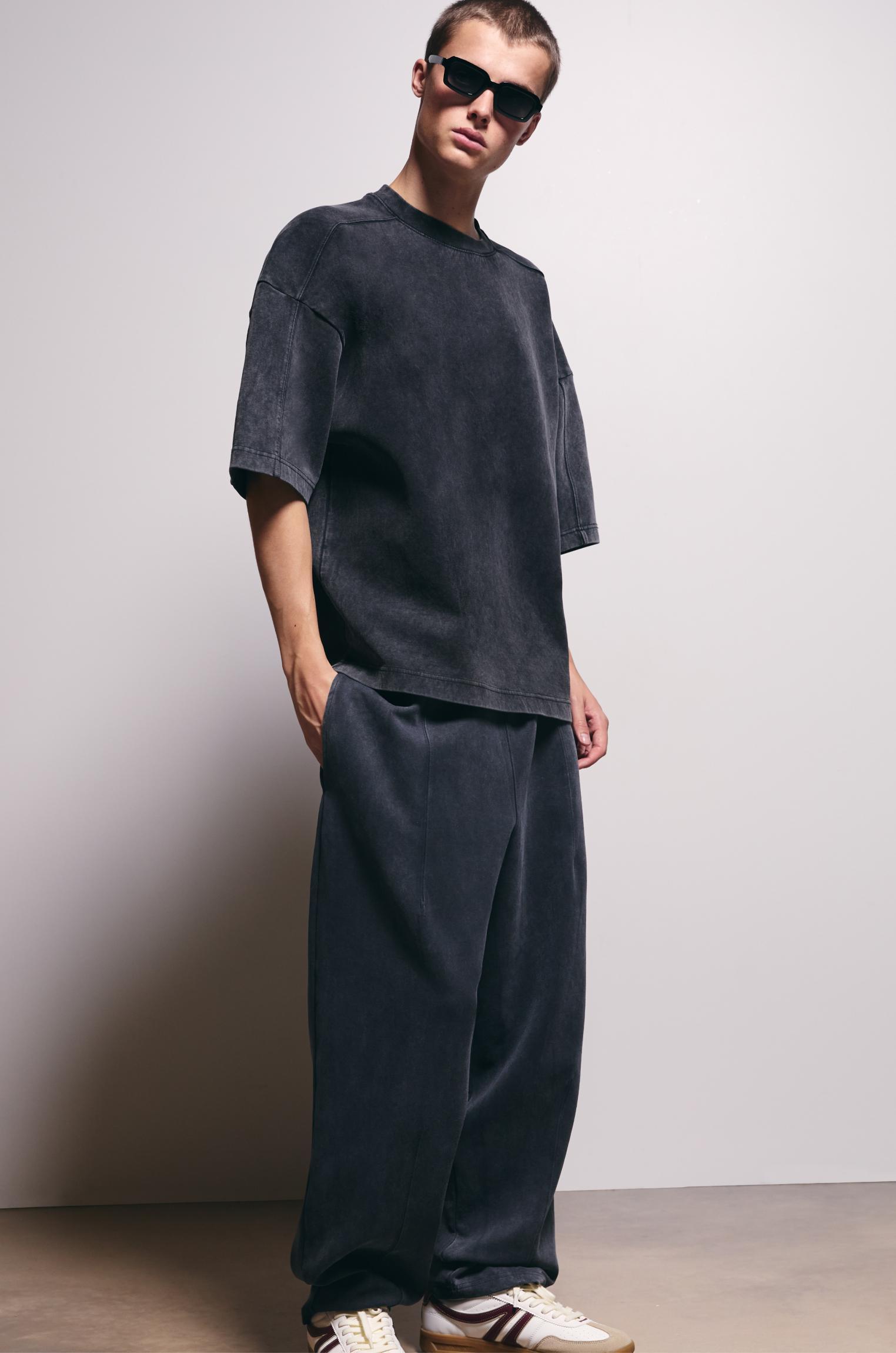 Super baggy interlock tracksuit bottoms Product Image