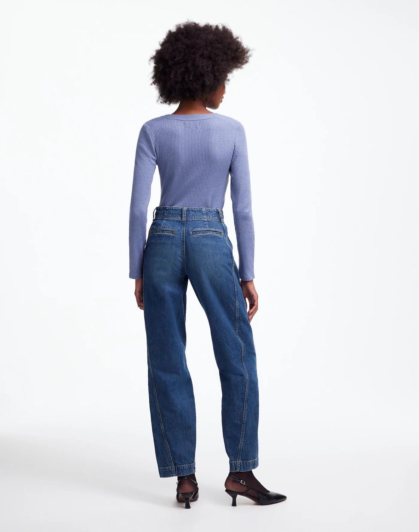 Tall Tapered Denim Trousers Product Image