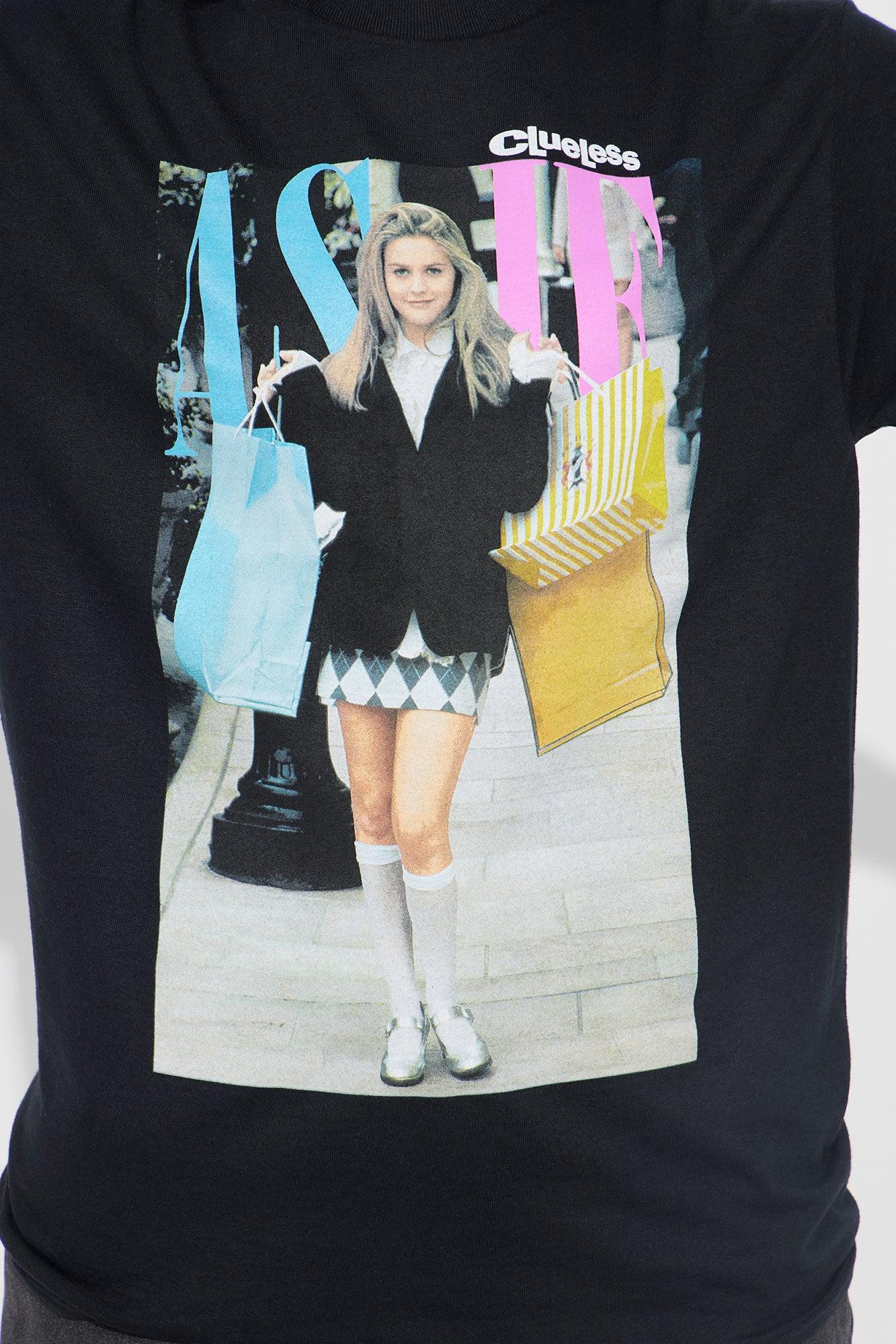 Clueless AS IF Tee - Black Product Image