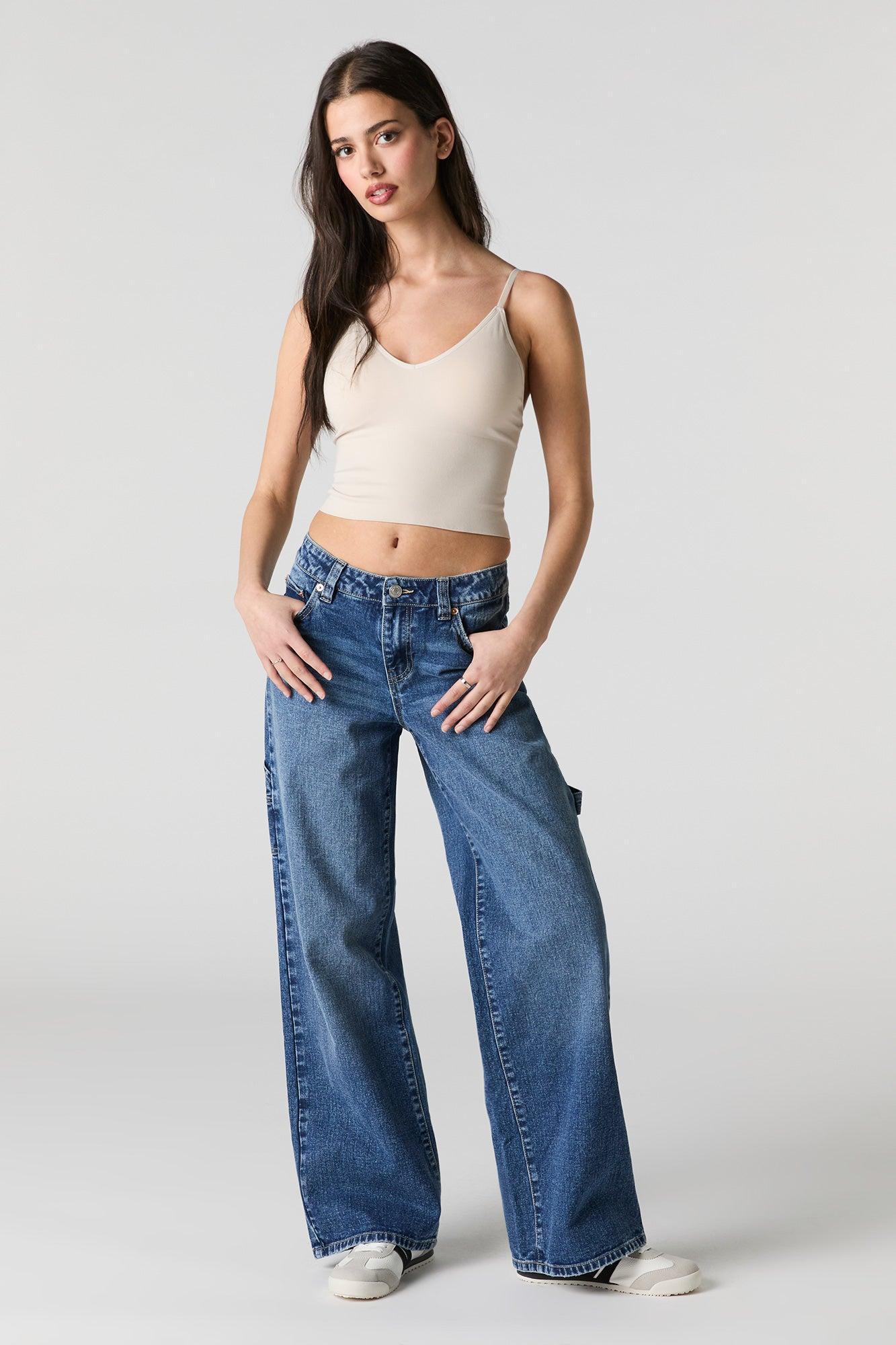 Low Rise Wide Leg Carpenter Jean Female Product Image