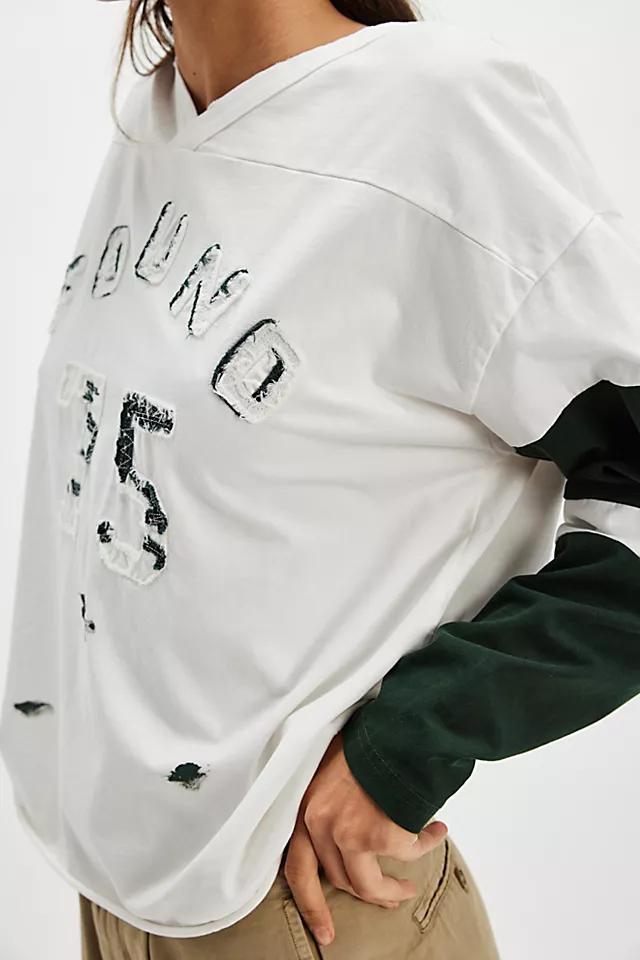 Found Distressed Long-Sleeve Team Jersey Product Image