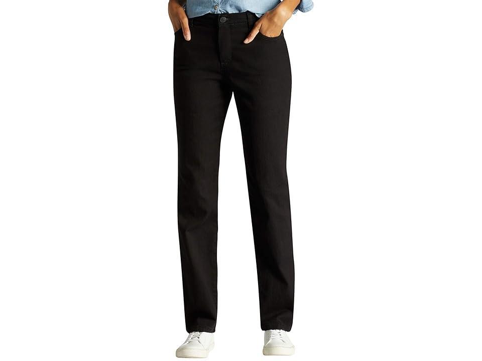 Womens Lee Instantly Slims High Waisted Straight-Leg Jeans Product Image