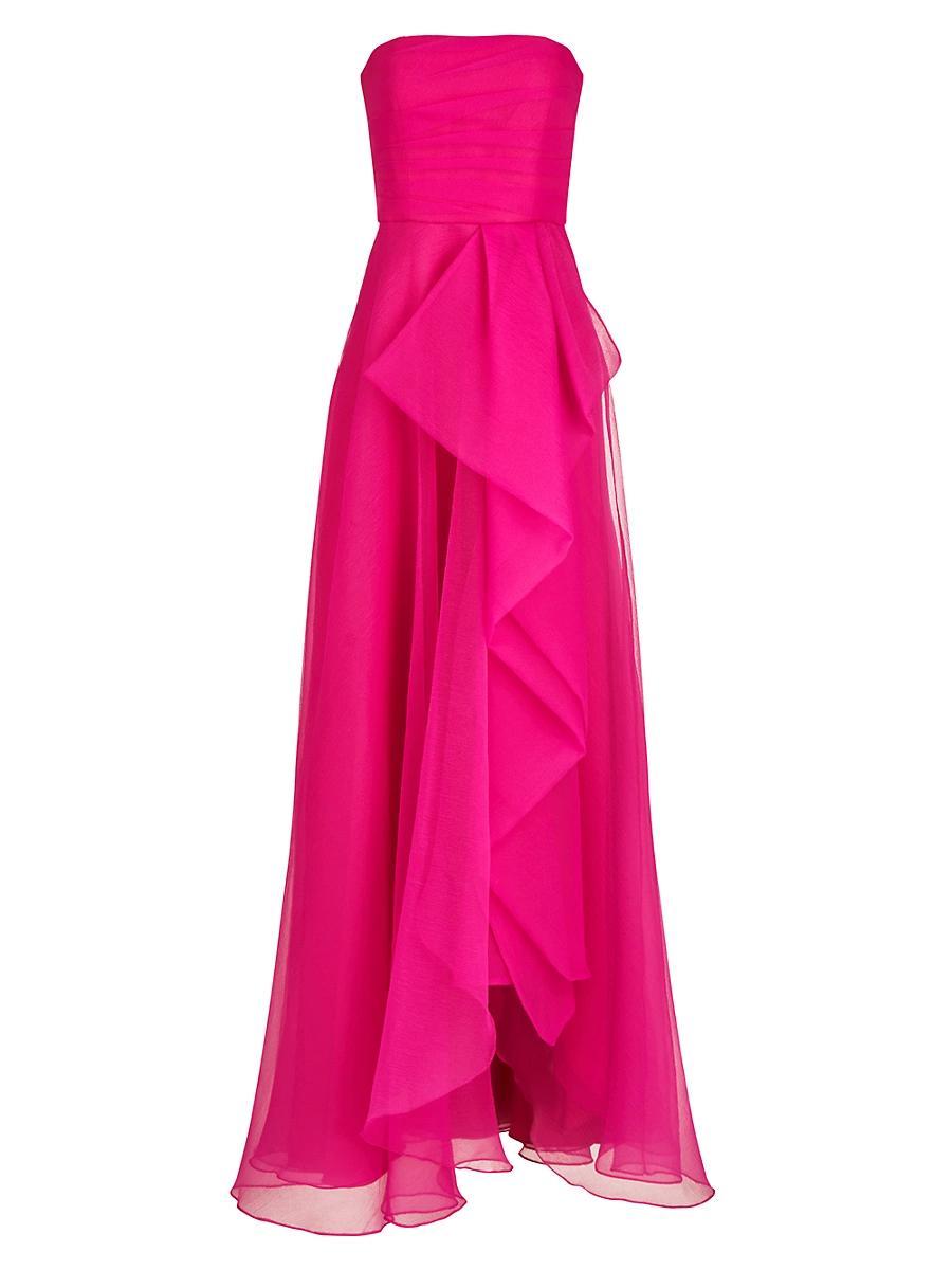 Womens Teresa Draped Tulle Gown Product Image