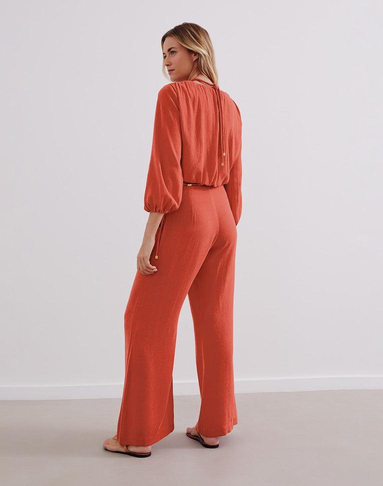 Miko Detail Pants (exchange only) - Brick Product Image