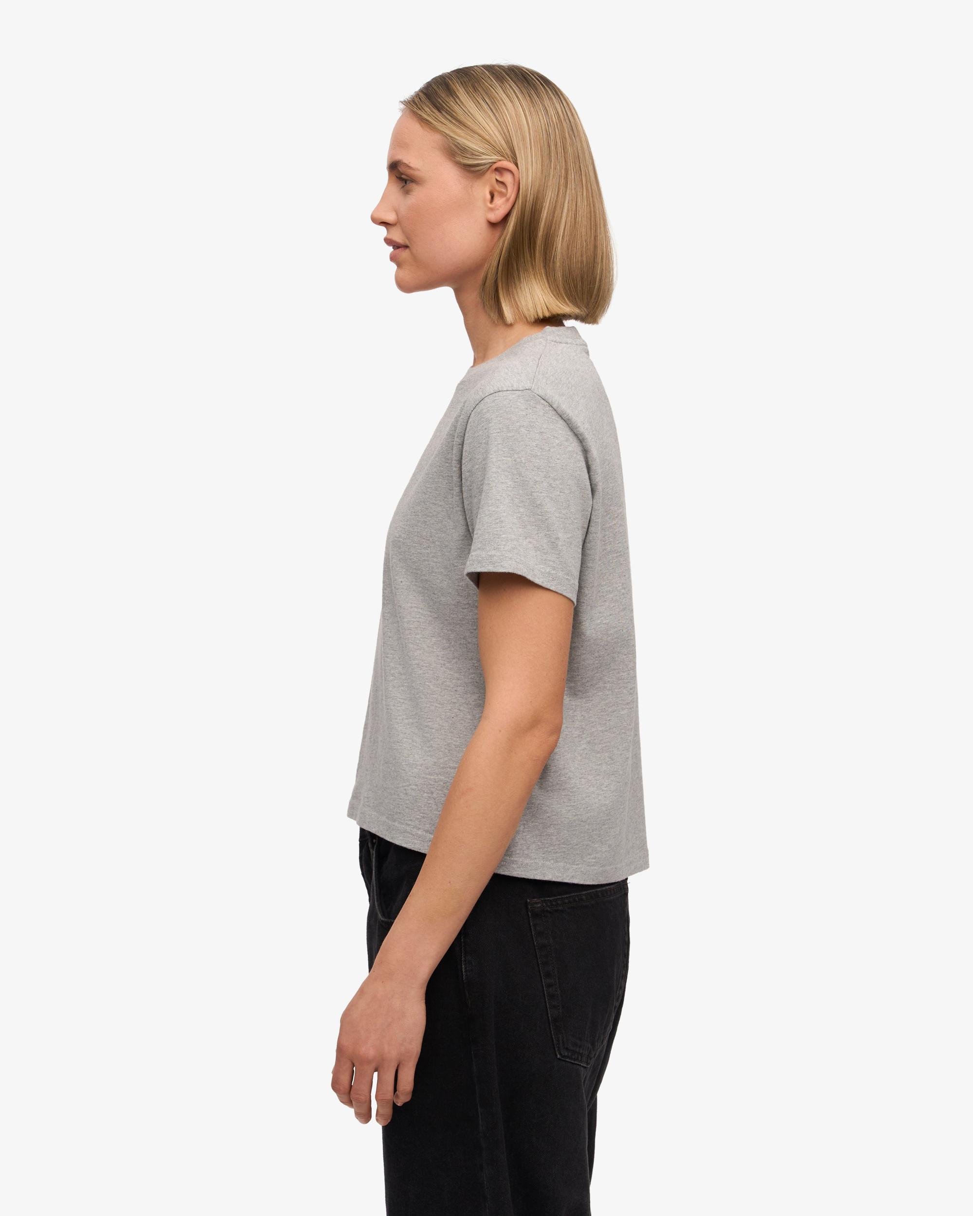 Organic Boxy Crop Tee - Burned Yellow Product Image