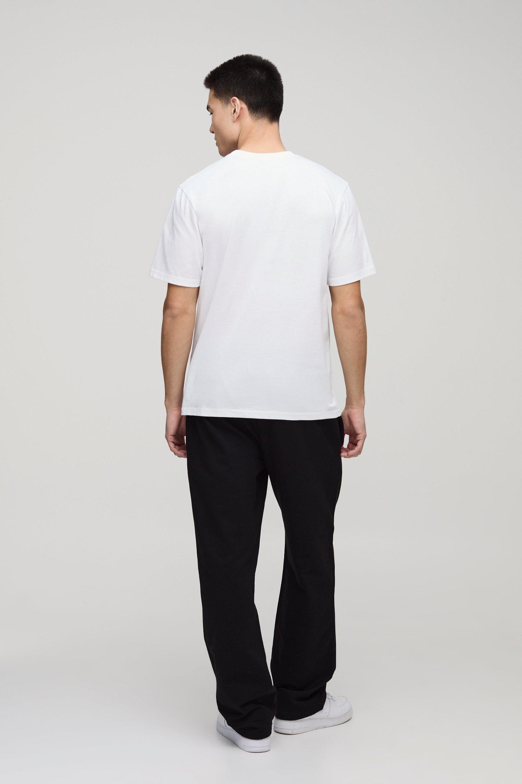 2 Pack Regular Fit Basic T-Shirt | boohooMAN USA Product Image