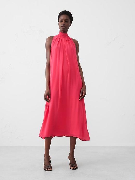 Chiffon Midi Dress Product Image