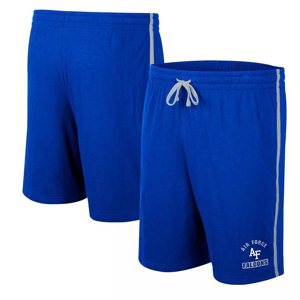 Men's Colosseum Royal Air Force Falcons Thunder Slub Shorts, Size: Medium, Afa Blue Product Image