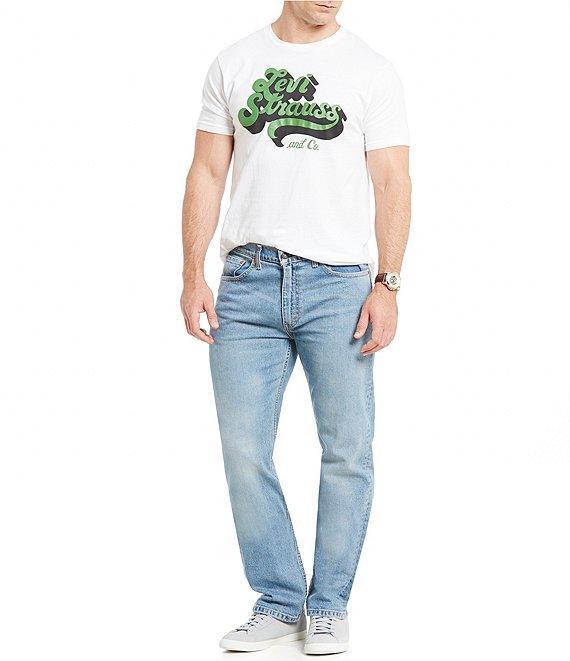 Levi's® 505 Stretch Straight Regular Fit Jeans Product Image