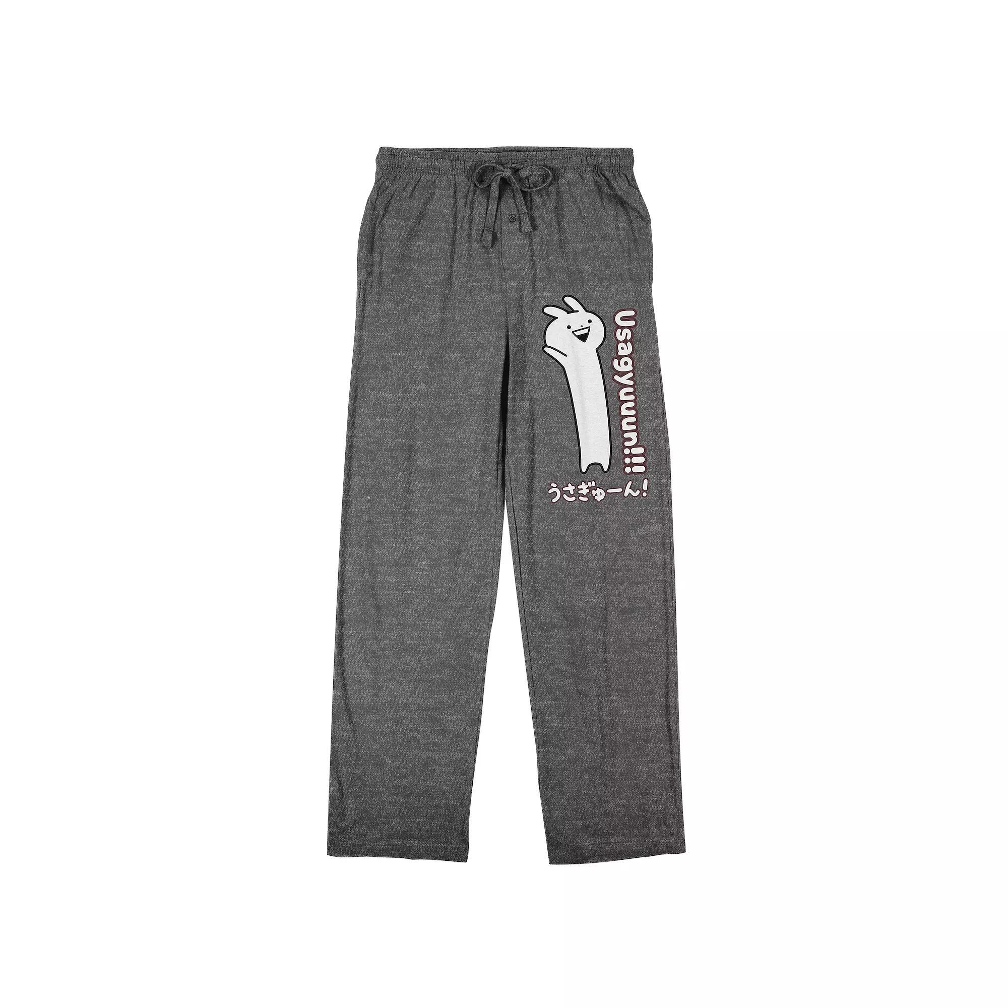 Men's Usagyuuun Sleep Pants, Size: XL, Gray Product Image