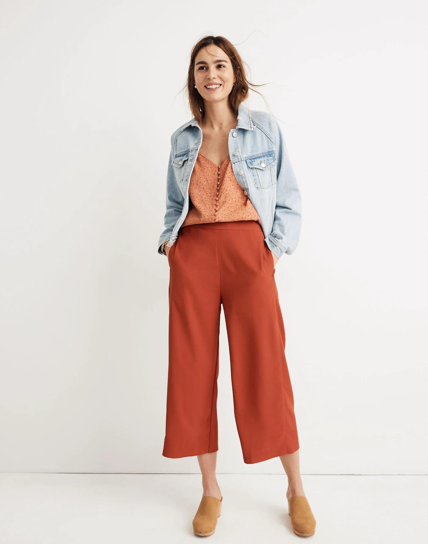 Huston Pull-On Crop Pants Product Image