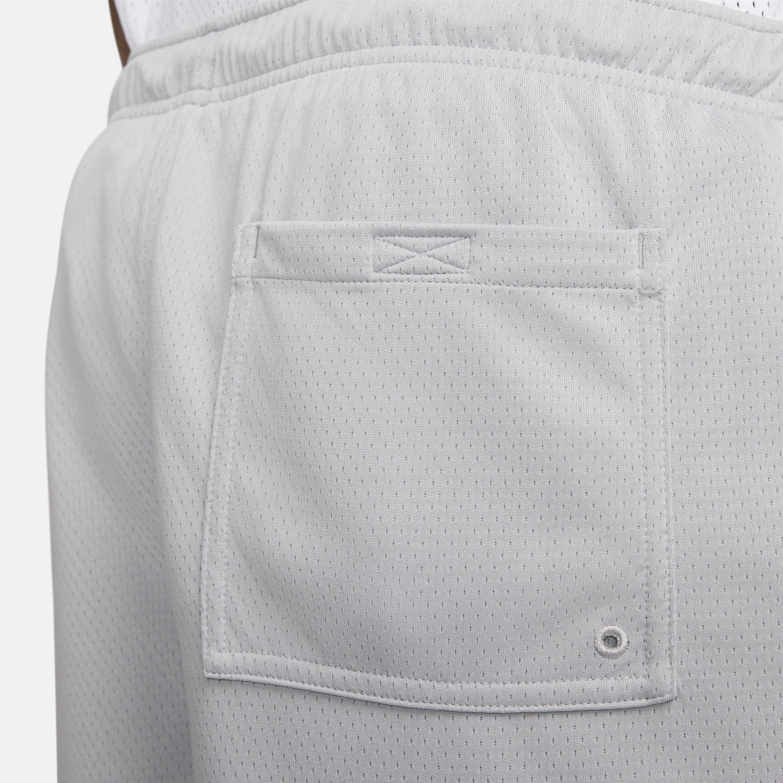 Nike Mens Nike Club Flow Mesh Shorts - Mens White/Light Smoke Grey Product Image