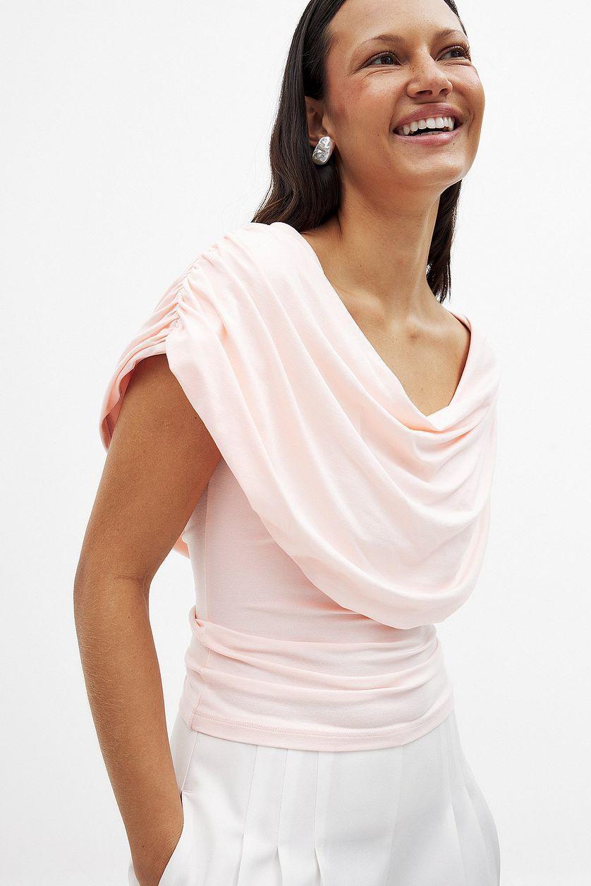 Soft Line Draped Top Product Image