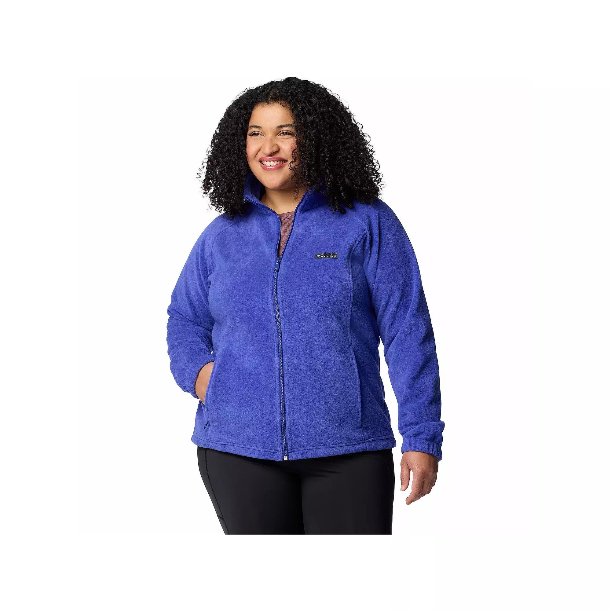 Plus Size Columbia Benton Springs Full-Zip Fleece Jacket, Women's, Size: 1XL, Clematis Blue Product Image