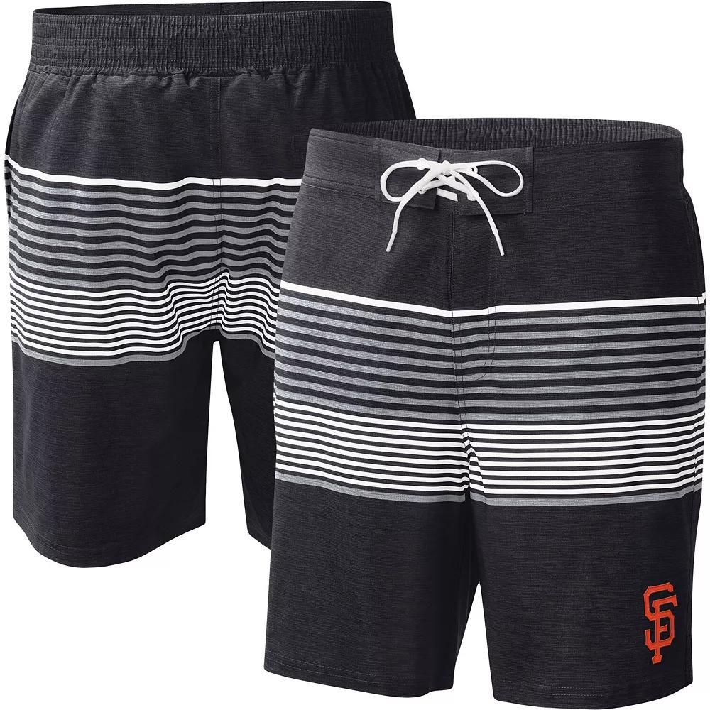 Men's G-III Sports by Carl Banks Black San Francisco Giants Coastline Volley Swim Shorts,  Product Image