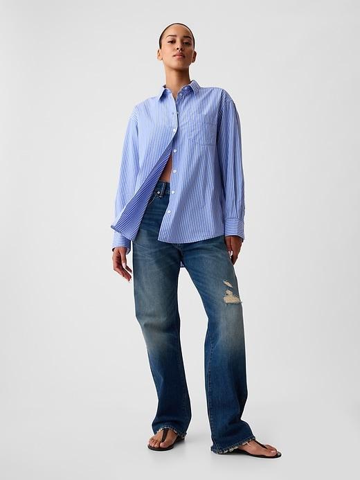 Organic Cotton Poplin Big Shirt Product Image