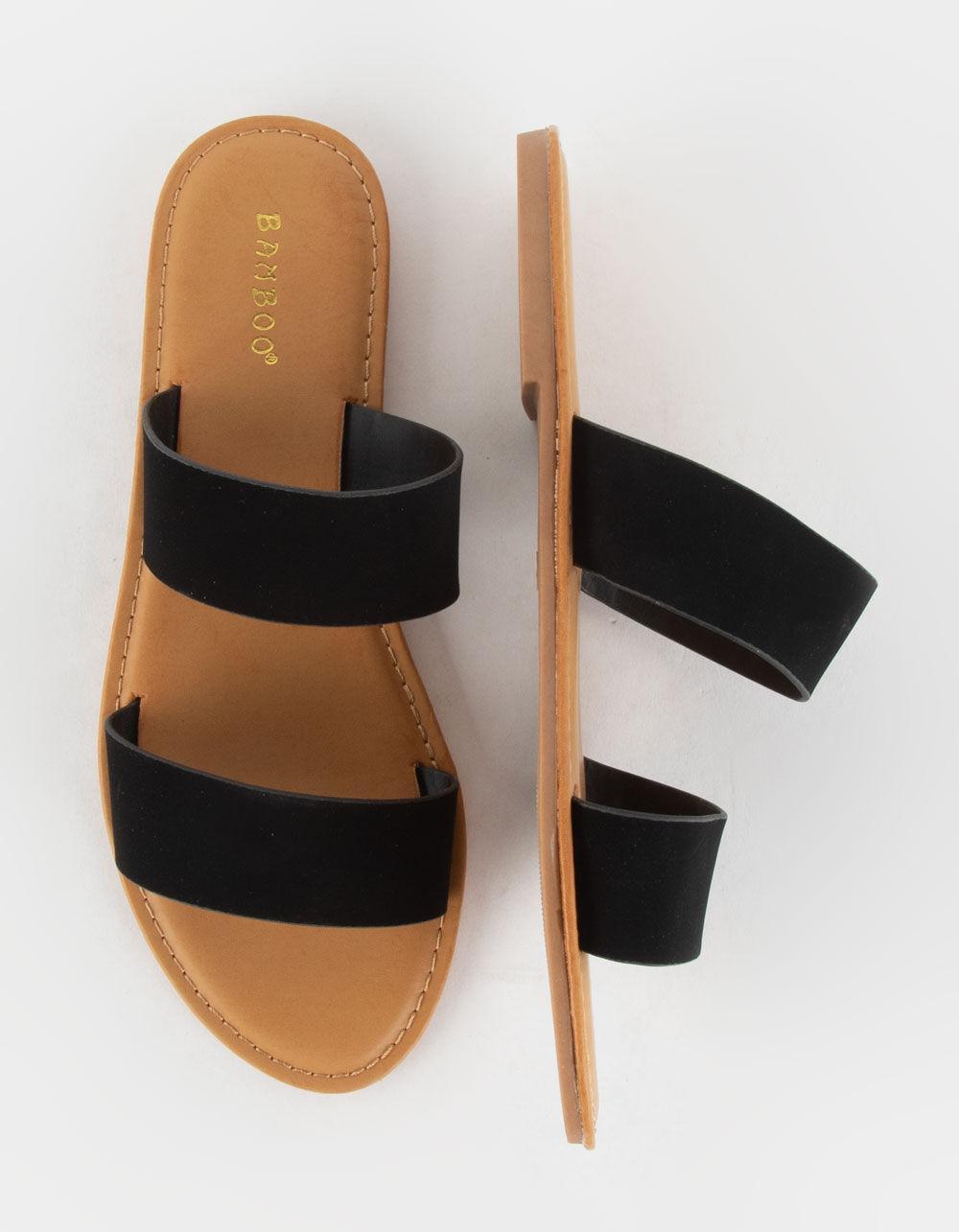 BAMBOO Double Strap Womens Sandals Product Image