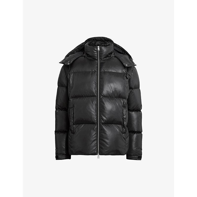 ALLSAINTS Lupin Recycled Quilted Puffer Jacket In Faded Black Product Image