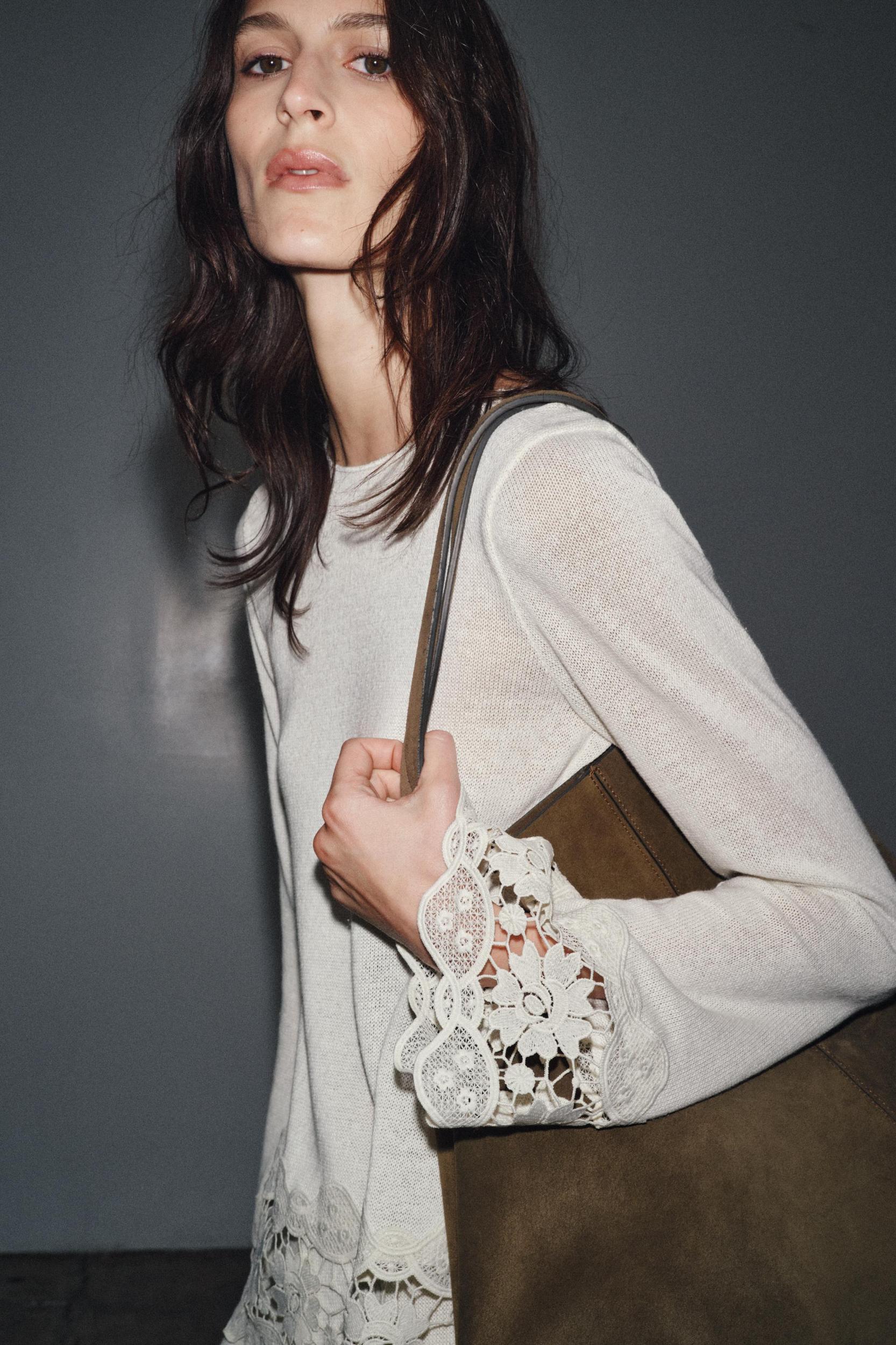 GUIPURE COMBINATION PANTS Product Image