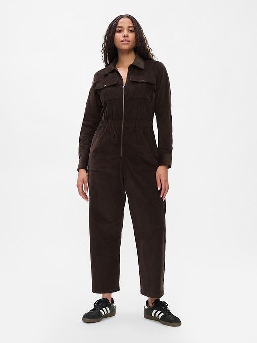 Corduroy Utility Jumpsuit Product Image