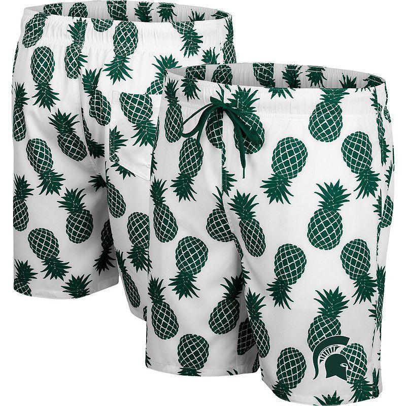 Mens Colosseum /Navy Ole Miss Rebels Pineapple Swim Shorts Product Image