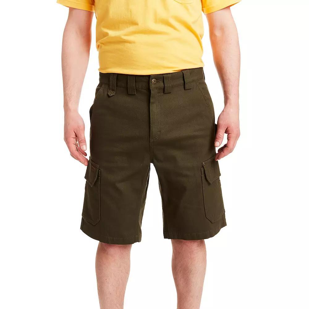 Men's Smith's Workwear 11-inch Relaxed-Fit Stretch Duck Canvas Cargo Shorts,  Product Image