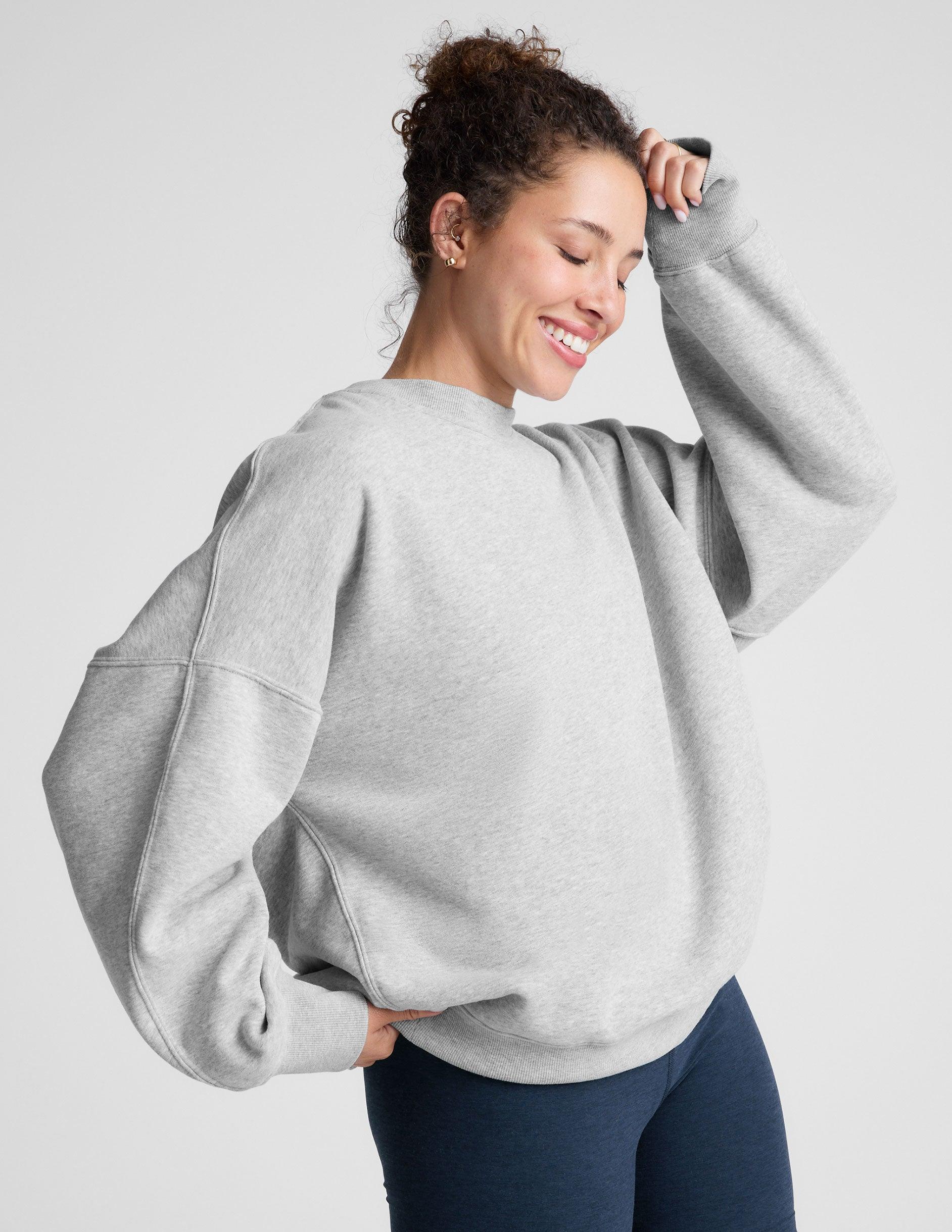 LuxeFleece Oversized Sweatshirt Product Image