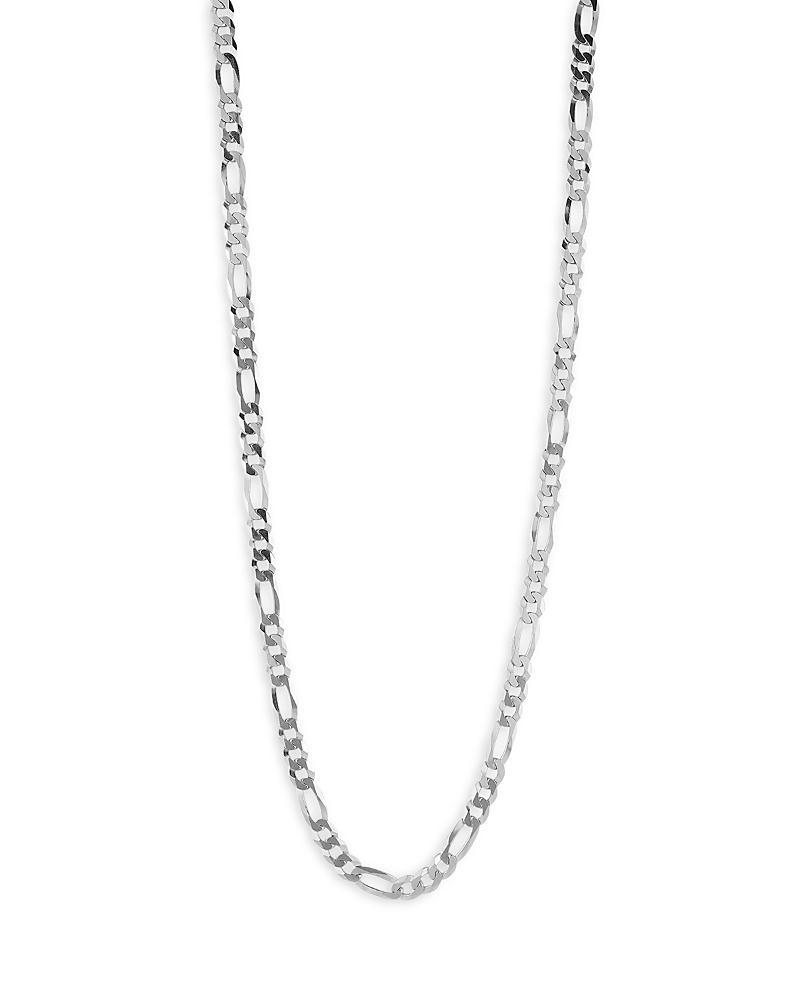 Milanesi And Co Sterling Silver Figaro Chain Necklace 5mm, 24 Product Image